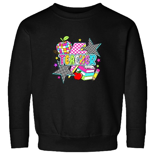 Retro Teacher Preppy Teacher Sweatshirts