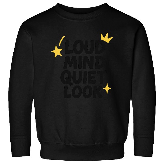 Loud Mind Quiet Look | Minimalist Streetwear Sweatshirts