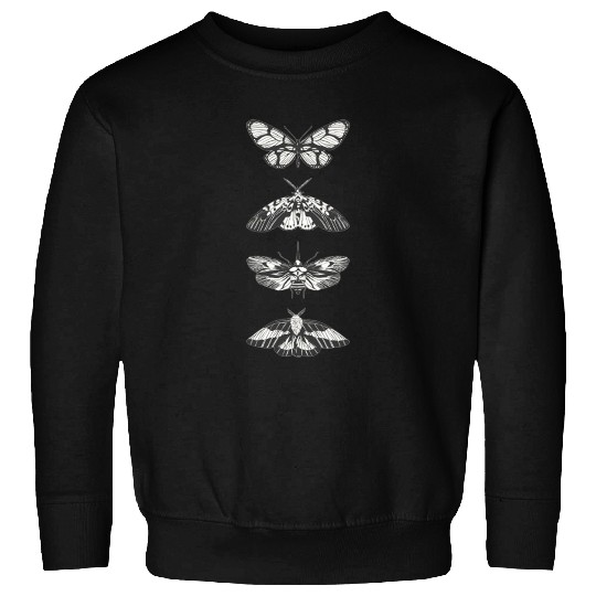 Black Butterfly Bold Leap Sweatshirts