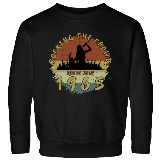 60th Birthday Rocking The Crowd SNG 07/1965 Sweatshirts