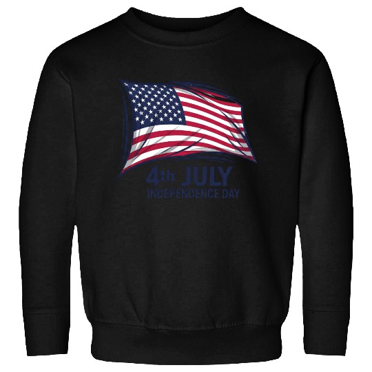 US flag independence day Sweatshirts