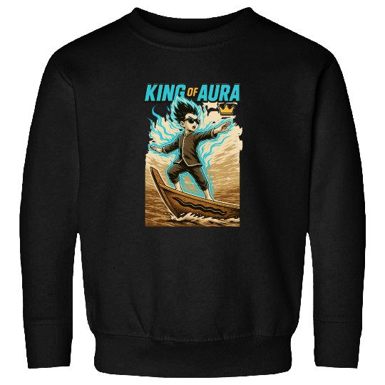 King of Aura, Pacu Jalur kid,Viral tiktok meme Sweatshirts