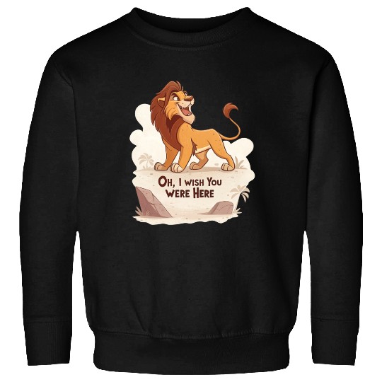 Lonely Lion Longing Sweatshirts