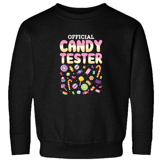 Official Candy Tester Lollipop Sweets Halloween Sweatshirts
