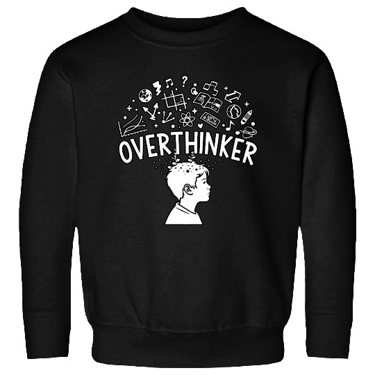OVERTHINKER – Nerdy Aesthetic Brainstorm Design Sweatshirts