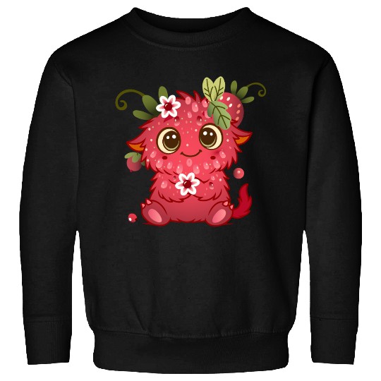 Cute Monster in Raspberry Design Sweatshirts