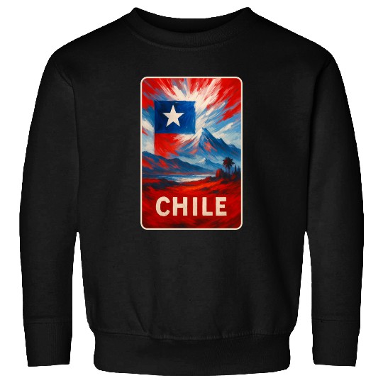 Chile Travel Art Sweatshirts