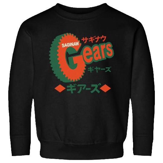 Vintage Saginaw Gears Hockey Japenese Style Sweatshirts