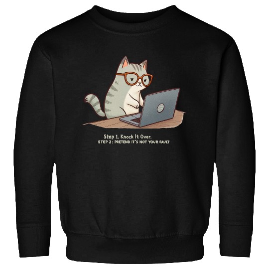 Keyboard Warrior Cat Sweatshirts