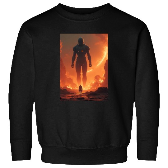 Giant Alien Overwatch Scene Sweatshirts