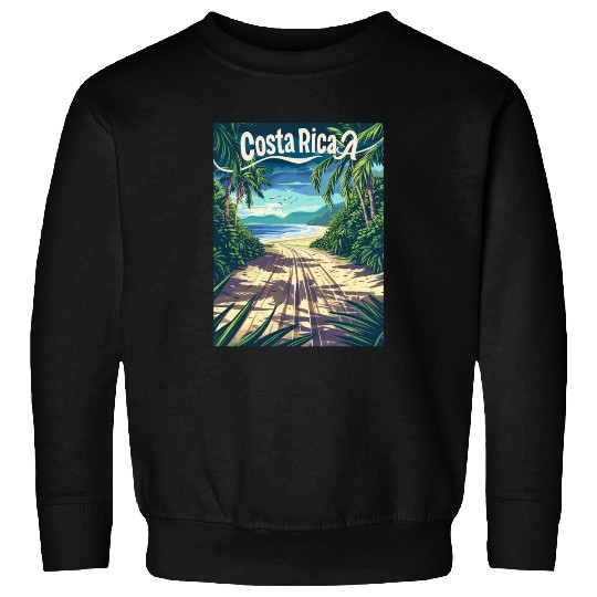Costa Rica Tropical Paradise Adventure Beach Sweatshirts