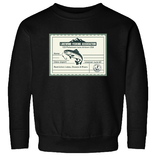 Fishing License PR Sweatshirts