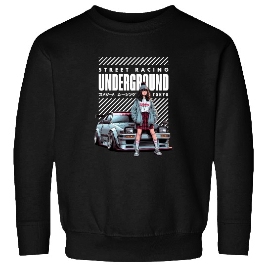Japanese Underground Street Racing - JDM Car Sweatshirts