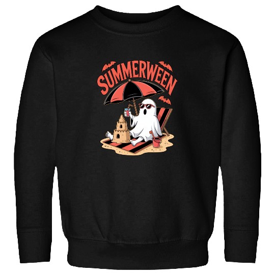 Summerween Beach Ghost Sweatshirts