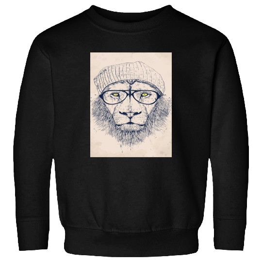 Hipster Lion Best Selling Top Store Popular Sweatshirts