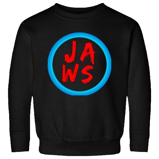 Vibrant Graffiti Style JAWS Logo Sweatshirts