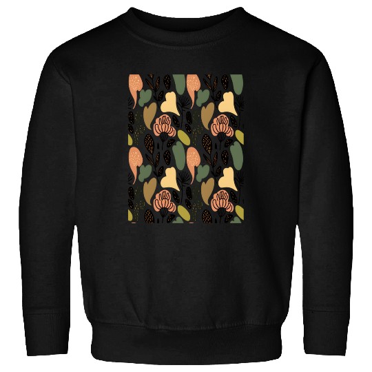 Rustic Botanical Floral Pattern Sweatshirts