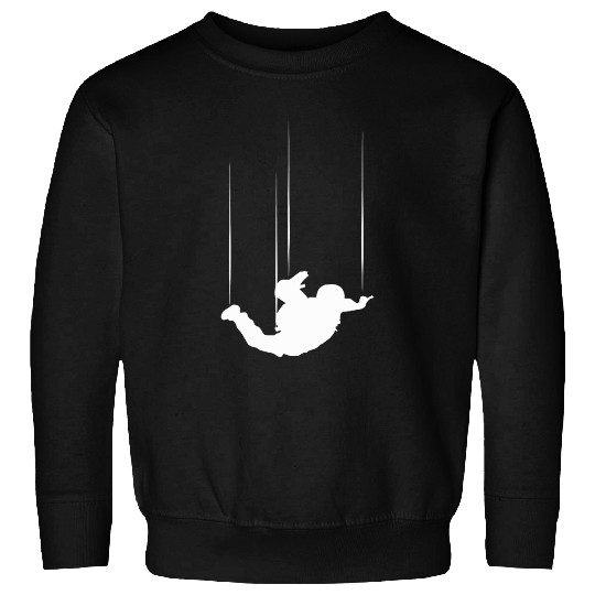 Whimsical Bunny Shadow Puppet Design Sweatshirts