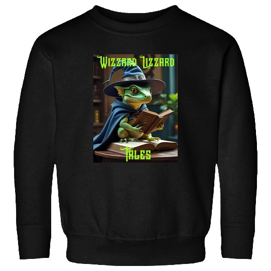 Enchanting Wizzard Lizzard Tale Design Sweatshirts