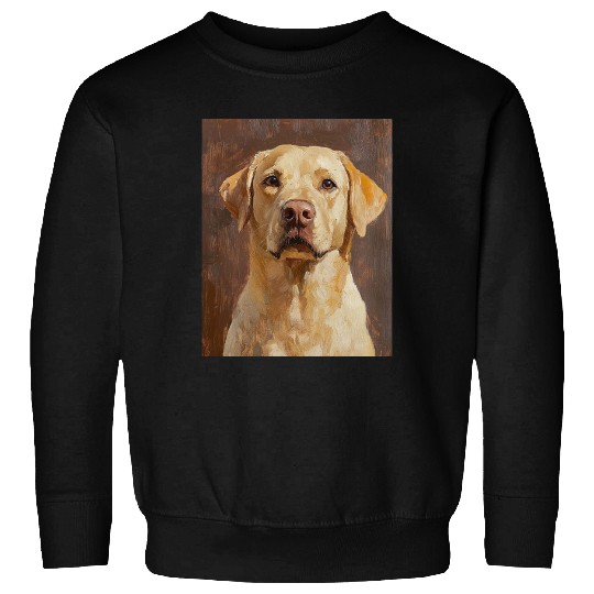 Labrador Pet Portrait Artwork Sweatshirts
