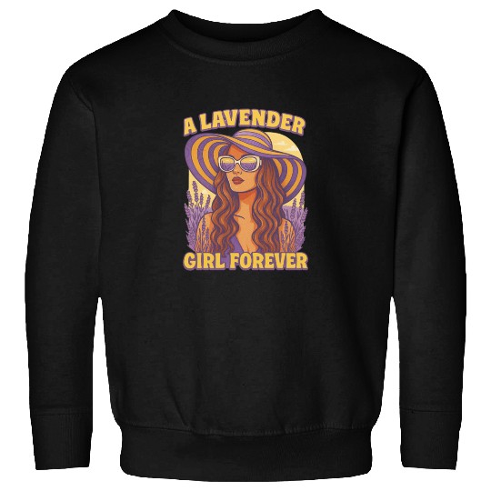 lavender girl Sweatshirts