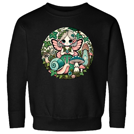 Enchanted Forest Fairy Illustration Sweatshirts