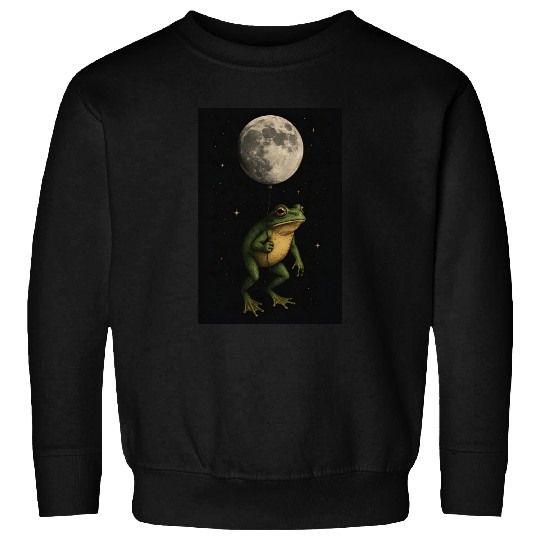 Lunar Frog Nightscape Sweatshirts