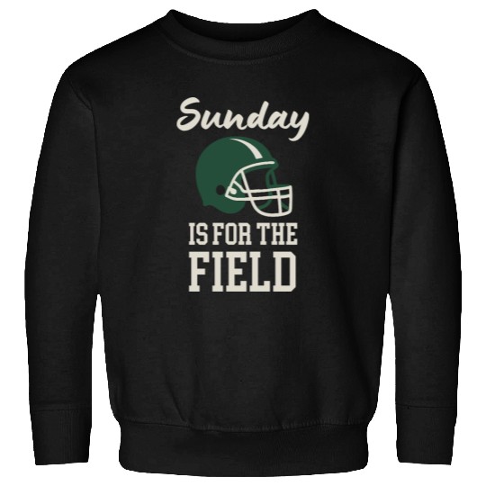 Sunday Football Field Design Sweatshirts