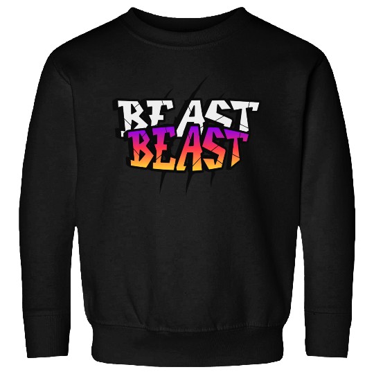 Retro Graffiti Beast Logo Design Sweatshirts