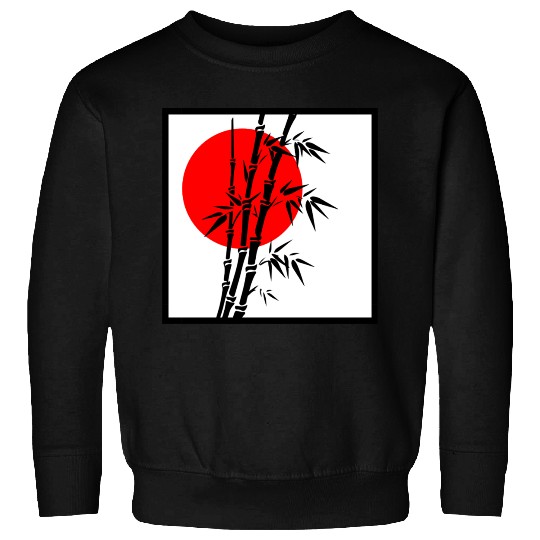 Japanese Bamboo Serenity Sweatshirts