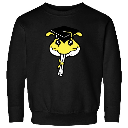 Caterpillar school graduation passed College proud Sweatshirts