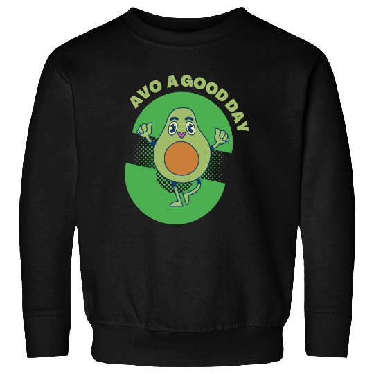 Cute Avocado Celebrating Good Day Sweatshirts
