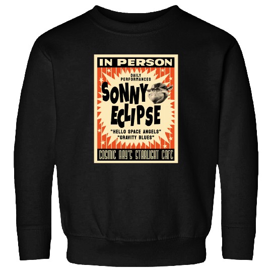 Retro Sonny Eclipse Poster Sweatshirts