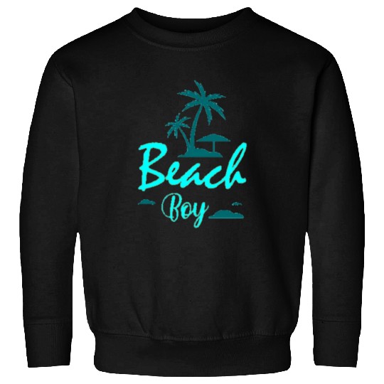 Neon Beach Boy Nostalgia Design Sweatshirts