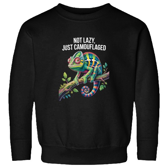 Camouflaged Chameleon Pride Sweatshirts