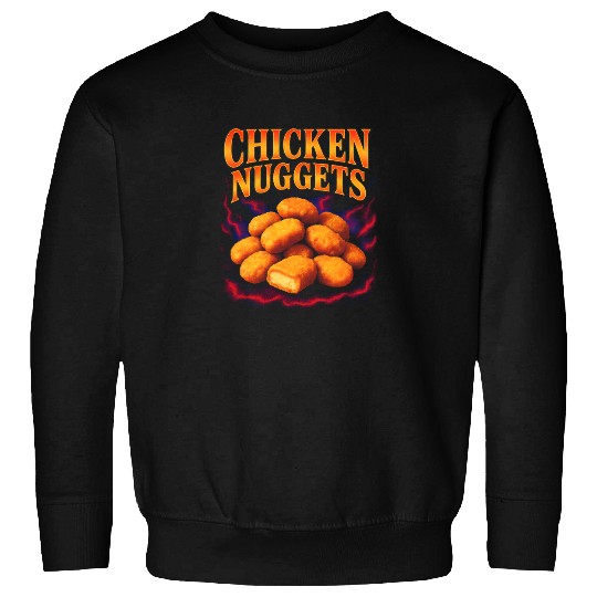 Chicken Nuggets Favorite Food Weird 90s Nuggets Sweatshirts