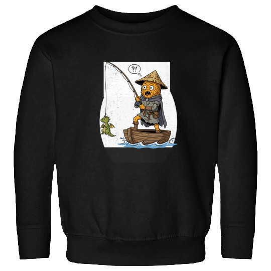 Whimsical Pineapple Fisherman Sweatshirts