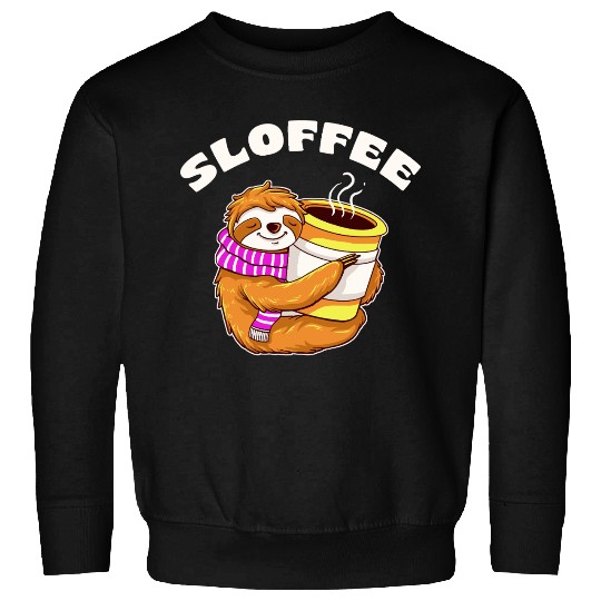 Sloffee Sloth Coffee Lover Design  Sweatshirts