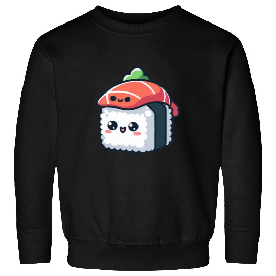 kawaii sushi character - food Sweatshirts