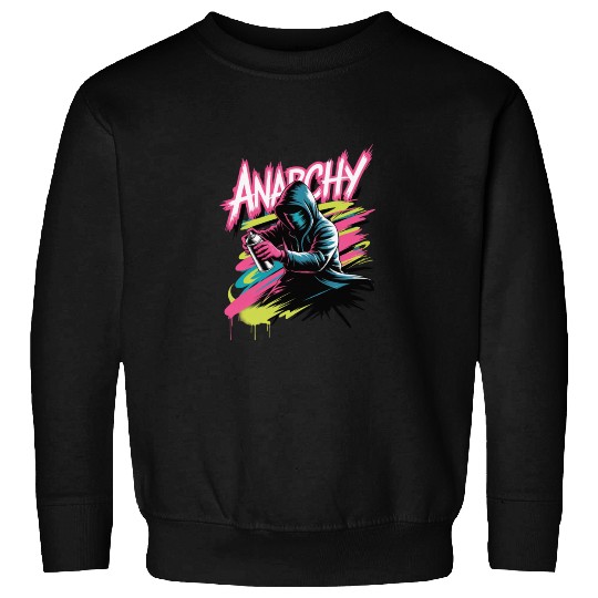 Graffiti-Inspired Hooded Rebel Design Sweatshirts