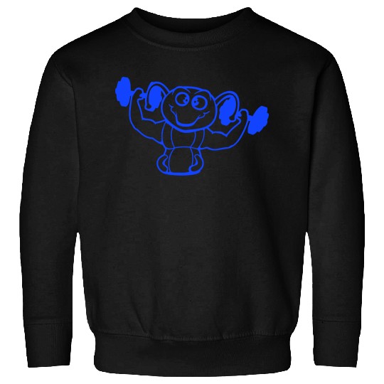 Caterpillar Bodybuilder Muscle Building Strong Fit Sweatshirts
