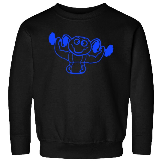 Caterpillar Bodybuilder Muscle Building Strong Fit Sweatshirts