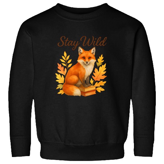Stay Wild – Autumn Fox Sweatshirts