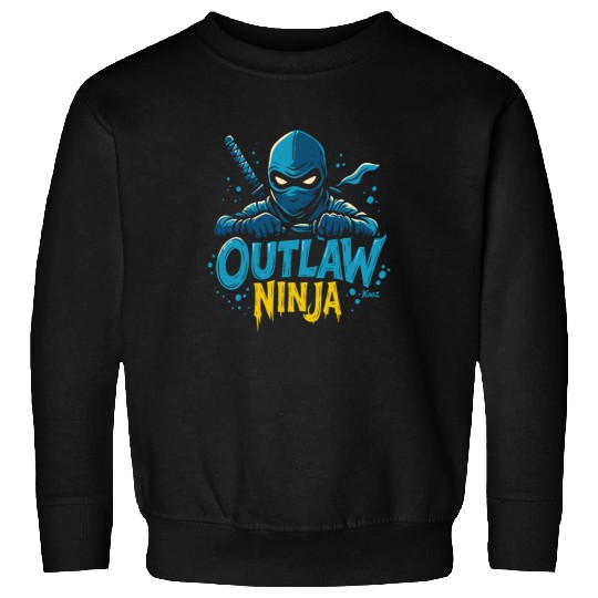 Outlaw Ninja Cartoon Design Sweatshirts