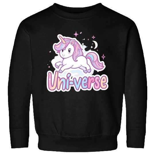 Magical Unicorn in Pastel Universe Sweatshirts