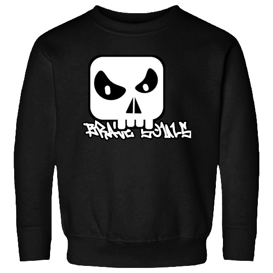 Minimalist Skull Graffiti Design Sweatshirts