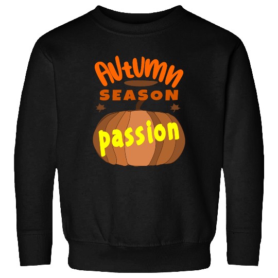 Autumn Passion Pumpkin Design Sweatshirts