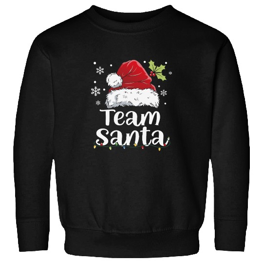 Team Santa Holiday Christmas Design Sweatshirts