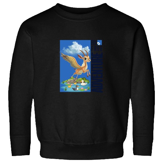 Flying Mythical Waterfowl with Adventure Theme Sweatshirts