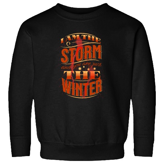Lamenting Storm Winter Design Sweatshirts